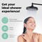 6 High Pressure Shower Head Waterfall Shower Head Rain Shower Head with Chrome Plated Finish Water Pressure Boosting Showerhead Tool less 1 Min Installation High Flow Bathroom Shower